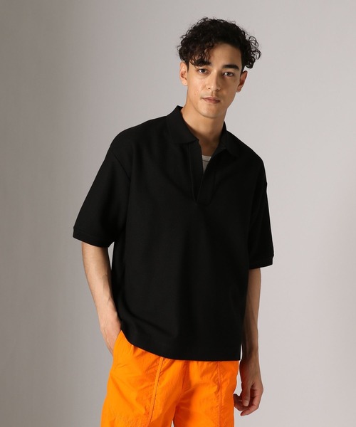 BAYFLOW(ベイフロー)の「スキッパーポロシャツ(Tシャツ/カットソー・メンズ・アイボリー/ブラック・LARGE/MEDIUM)」の15枚目の写真