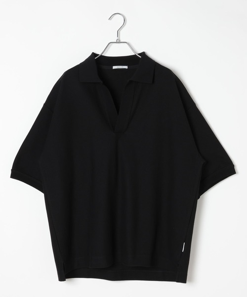 BAYFLOW(ベイフロー)の「スキッパーポロシャツ(Tシャツ/カットソー・メンズ・アイボリー/ブラック・LARGE/MEDIUM)」の16枚目の写真