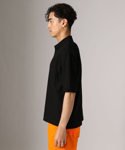 BAYFLOW(ベイフロー)の「スキッパーポロシャツ(Tシャツ/カットソー・メンズ・アイボリー/ブラック・LARGE/MEDIUM)」の5枚目の写真