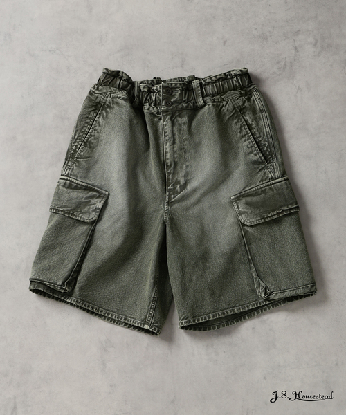 JOURNAL STANDARD J.S HOMESTEAD(ジャーナルスタンダードホームステッド)の「J.S.Homestead / カーゴ ショーツ(その他パンツ・メンズ・グレー/ブラック/カーキ・MEDIUM/LARGE)」の3枚目の写真