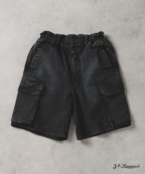 JOURNAL STANDARD J.S HOMESTEAD(ジャーナルスタンダードホームステッド)の「J.S.Homestead / カーゴ ショーツ(その他パンツ・メンズ・グレー/ブラック/カーキ・MEDIUM/LARGE)」の2枚目の写真