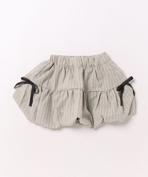 maarook(マルーク)の「コットンリネンストライプバルーンスカート(スカート・キッズ・オートミール・130cm/120cm/110cm/100cm/90cm)」の7枚目の写真