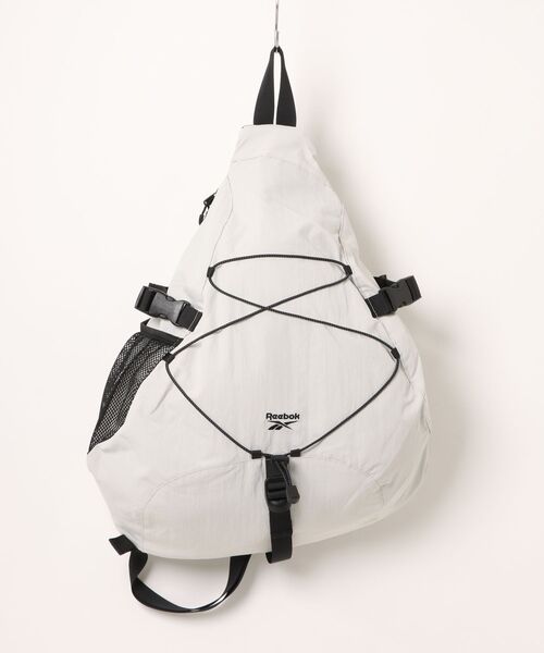 Reebok（リーボック）の「【Reebok】ナイロンワッシャーワンショルダーバッグ ARB1179（ショルダーバッグ・メンズ・ブラック/グレイッシュベージュ/チャコールグレー・FREE）」の2枚目の写真