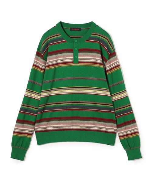 【キャバン】コットンカシミヤワッフルMIX クルーネックカーディガン S caban（キャバン）の「□CABaN ミックスワッフル クルーネック