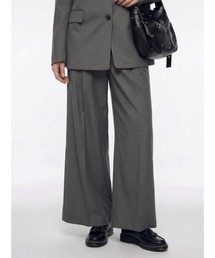 TAJEN:T（タジェント）の「DOUBLE WAIST WIDE SLACKS/ダブルウエストワイドスラックス（スラックス）」