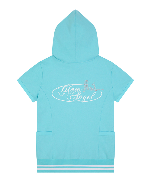LUVISTRUE（ラヴイズトゥルー）の「SY ANGEL HOOD ZIP UP(BLUE)（パーカー・レディース・その他・FREE）」の4枚目の写真