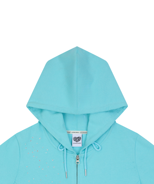 LUVISTRUE（ラヴイズトゥルー）の「SY ANGEL HOOD ZIP UP(BLUE)（パーカー・レディース・その他・FREE）」の5枚目の写真
