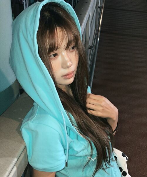 LUVISTRUE（ラヴイズトゥルー）の「SY ANGEL HOOD ZIP UP(BLUE)（パーカー・レディース・その他・FREE）」の15枚目の写真