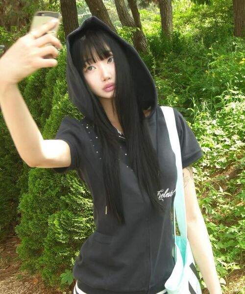 LUVISTRUE（ラヴイズトゥルー）の「SY ANGEL HOOD ZIP UP(BLUE)（パーカー・レディース・その他・FREE）」の21枚目の写真