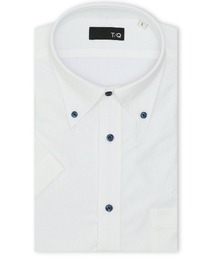 TAKA-Q（タカキュー）の「ワイシャツ メンズ ストレッチ 吸水速乾 ノンアイロン ボタンダウン 半袖 ビジネス ドレス NEWスタンダードフィット（ビジネスシャツ）」