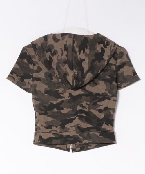 UP START（アップスタート）の「【LAMPOON】ミリタリー半袖パーカー（パーカー・レディース・カーキ・LARGE/MEDIUM/SMALL）」の9枚目の写真