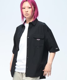 GERRY (ジェリー) 半袖シャツ ナイロン ユニセックス 両ポケット ストレッチ シャツ