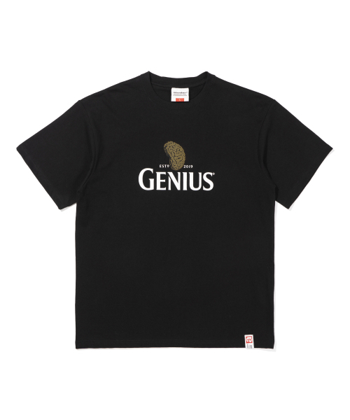 EXTRAORDINARY(エクストラオーディナリー)の「ヘビーコットン GENIUS TEE ブラック(Tシャツ/カットソー・メンズ・その他・LARGE/MEDIUM/X-LARGE)」の1枚目の写真