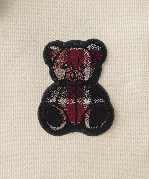 BLACK LABEL CRESTBRIDGE(ブラックレーベル・クレストブリッジ)の「【一部店舗限定】クレストブリッジチェックベアワッペンドライバーズトート(トートバッグ・メンズ・オフホワイト/ネイビー・FREE)」の7枚目の写真