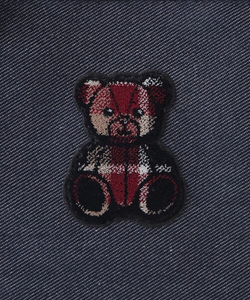 BLACK LABEL CRESTBRIDGE(ブラックレーベル・クレストブリッジ)の「【一部店舗限定】クレストブリッジチェックベアワッペンドライバーズトート(トートバッグ・メンズ・オフホワイト/ネイビー・FREE)」の13枚目の写真