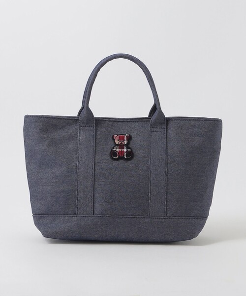BLACK LABEL CRESTBRIDGE(ブラックレーベル・クレストブリッジ)の「【一部店舗限定】クレストブリッジチェックベアワッペンドライバーズトート(トートバッグ・メンズ・オフホワイト/ネイビー・FREE)」の14枚目の写真