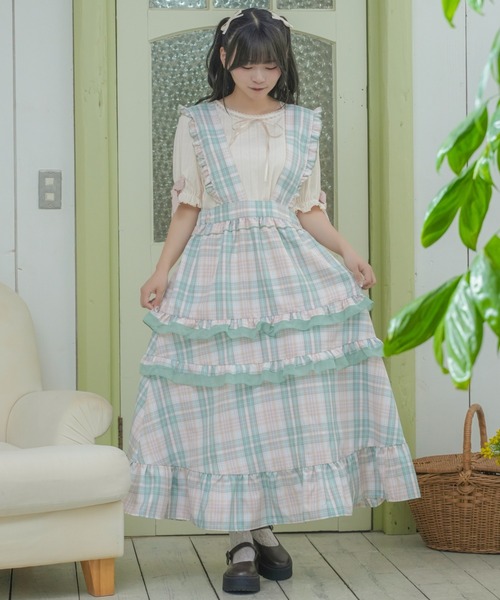 kutir（クティール）の「【クティールとレトロ】 袖リボンカットソー（Tシャツ/カットソー・レディース・オフホワイト/アイボリー/ピンク/グリーン/ホワイト系その他・FREE）」の15枚目の写真