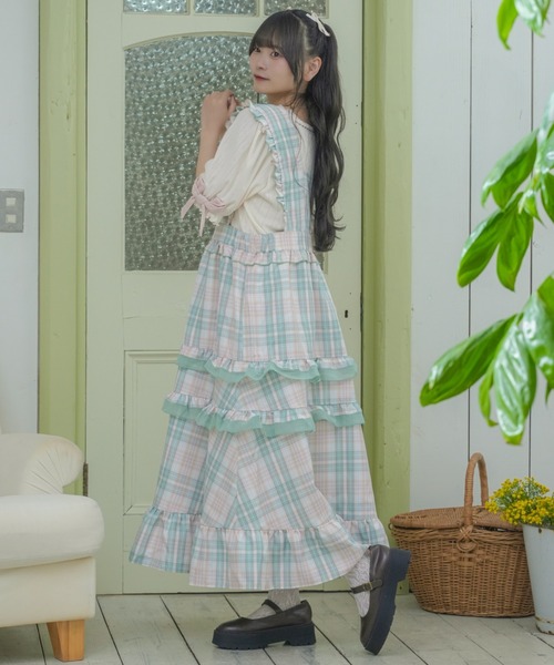 kutir（クティール）の「【クティールとレトロ】 袖リボンカットソー（Tシャツ/カットソー・レディース・オフホワイト/アイボリー/ピンク/グリーン/ホワイト系その他・FREE）」の16枚目の写真