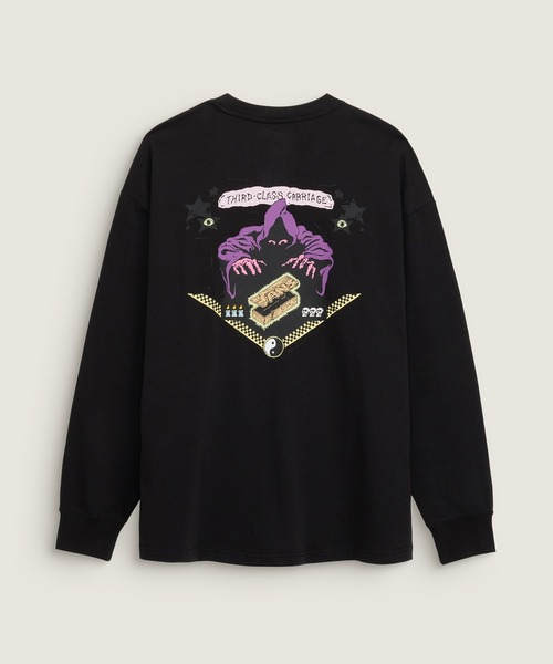 VANS(バンズ)の「SOON.EASY Tシャツ / SOON EASY LS TEE Black VN000VNFBLK1(Tシャツ/カットソー・メンズ・ブラック・X-LARGE/MEDIUM/LARGE/SMALL)」の1枚目の写真