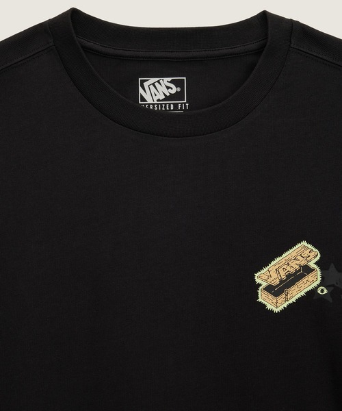 VANS(バンズ)の「SOON.EASY Tシャツ / SOON EASY LS TEE Black VN000VNFBLK1(Tシャツ/カットソー・メンズ・ブラック・X-LARGE/MEDIUM/LARGE/SMALL)」の4枚目の写真
