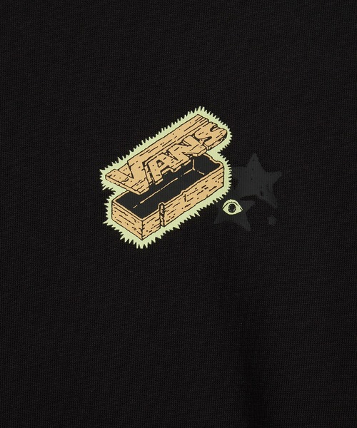 VANS(バンズ)の「SOON.EASY Tシャツ / SOON EASY LS TEE Black VN000VNFBLK1(Tシャツ/カットソー・メンズ・ブラック・X-LARGE/MEDIUM/LARGE/SMALL)」の5枚目の写真