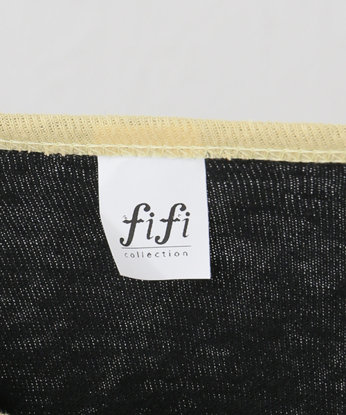 IENA LA BOUCLE(イエナラブークル)の「fifi collection フィフィコレクション piping body suit 24-01(Tシャツ/カットソー・レディース・ブラック系その他・FREE)」の4枚目の写真