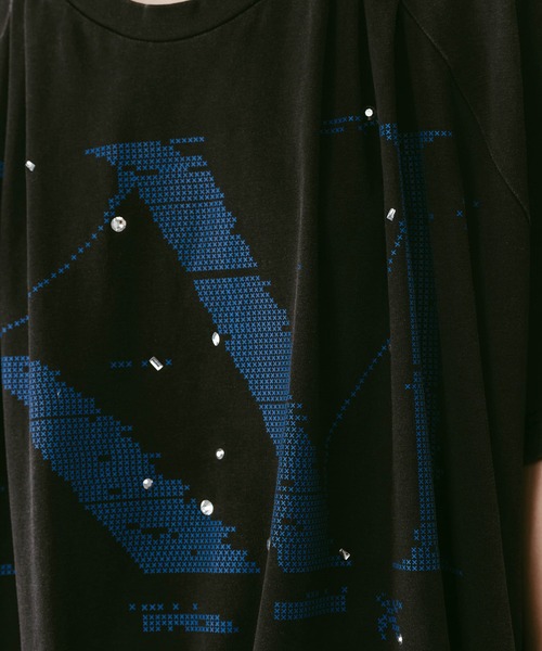 Knuth Marf(クヌースマーフ)の「【Knuth Marf】tuck detail oversized tee(Tシャツ/カットソー・レディース・ブラウン/ブラック/ブルー・FREE)」の20枚目の写真