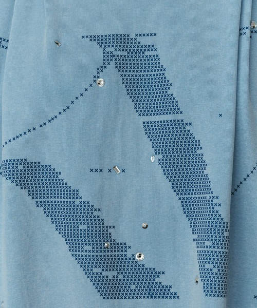 Knuth Marf(クヌースマーフ)の「【Knuth Marf】tuck detail oversized tee(Tシャツ/カットソー・レディース・ブラウン/ブラック/ブルー・FREE)」の12枚目の写真
