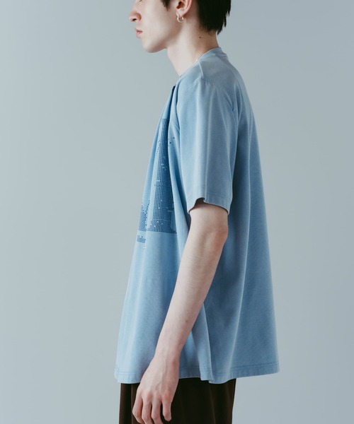 Knuth Marf(クヌースマーフ)の「【Knuth Marf】tuck detail oversized tee(Tシャツ/カットソー・レディース・ブラウン/ブラック/ブルー・FREE)」の9枚目の写真