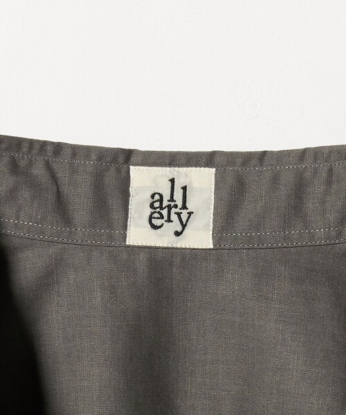allery(アレリー)の「【別注】<allery>スキッパー ショートスリーブ シャツ(シャツ/ブラウス・メンズ・ブラウン系/ブラック・M/L)」の5枚目の写真