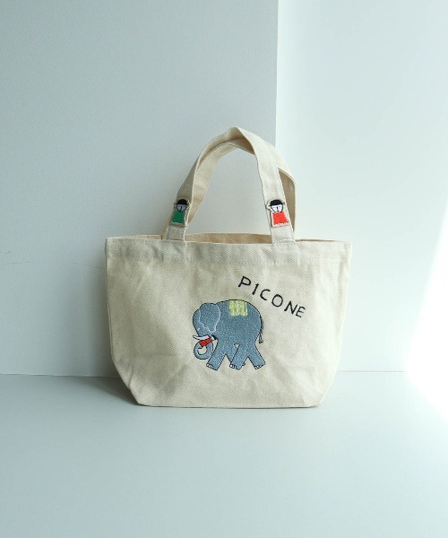 CASA PICONE（カーサピッコーネ）の「刺繍ミニトートバッグ（トートバッグ・レディース・C/D/I/G/A/B/F/J/E/H・FREE）」の3枚目の写真