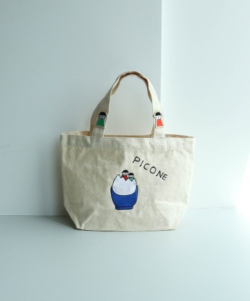 CASA PICONE（カーサピッコーネ）の「刺繍ミニトートバッグ（トートバッグ・レディース・C/D/I/G/A/B/F/J/E/H・FREE）」の6枚目の写真