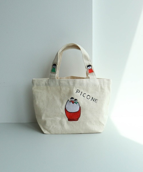 CASA PICONE（カーサピッコーネ）の「刺繍ミニトートバッグ（トートバッグ・レディース・C/D/I/G/A/B/F/J/E/H・FREE）」の8枚目の写真