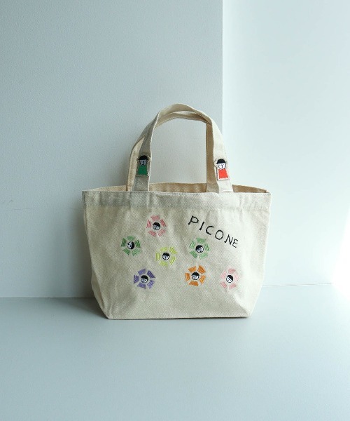 CASA PICONE（カーサピッコーネ）の「刺繍ミニトートバッグ（トートバッグ・レディース・C/D/I/G/A/B/F/J/E/H・FREE）」の9枚目の写真