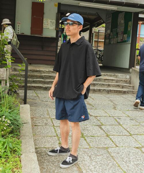 URBAN RESEARCH(アーバンリサーチ)の「Wide Dad GRAPHIC SHORTS WITH HATCH(その他パンツ・メンズ・ネイビー/オレンジ/ブラック・1/2)」の11枚目の写真