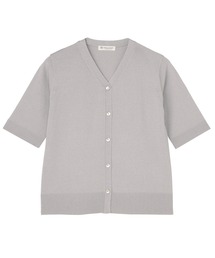 TOKYO SHIRTS | ドライレーヨン 半袖 Vネック カーディガン(カーディガン/ボレロ)
