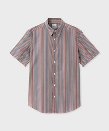 Paul Smith | "Signature Stripe" 半袖シャツ / 263313 127Y(シャツ/ブラウス)