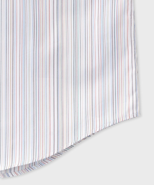 Paul Smith（ポールスミス）の「"Signature Stripe" 半袖シャツ / 263313 127Y（シャツ/ブラウス・メンズ・ホワイト系その他/マルチ・SMALL/MEDIUM/LARGE/X-LARGE/XX-LARGE）」の6枚目の写真