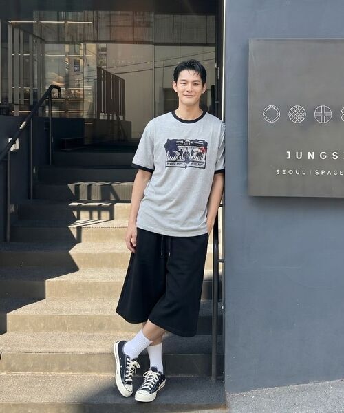 BASIC LABEL（ベーシックラベル）の「Yus Side Pintuck Wide Bermuda Shorts Pants 3 Color [BLST_2501]（その他パンツ・レディース・グレー/ブラック/オフホワイト・SMALL/MEDIUM/LARGE）」の7枚目の写真