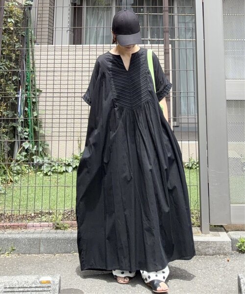 notch.（ノッチ）の「［高身長さんサイズ有］【notch. by KR 】フロント刺繍スキッパーワンピース（ワンピース・レディース・ネイビー/オフホワイト/ライトブルー/ブラック・TM/M）」の13枚目の写真