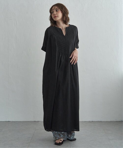 notch.（ノッチ）の「［高身長さんサイズ有］【notch. by KR 】フロント刺繍スキッパーワンピース（ワンピース・レディース・ネイビー/オフホワイト/ライトブルー/ブラック・TM/M）」の16枚目の写真