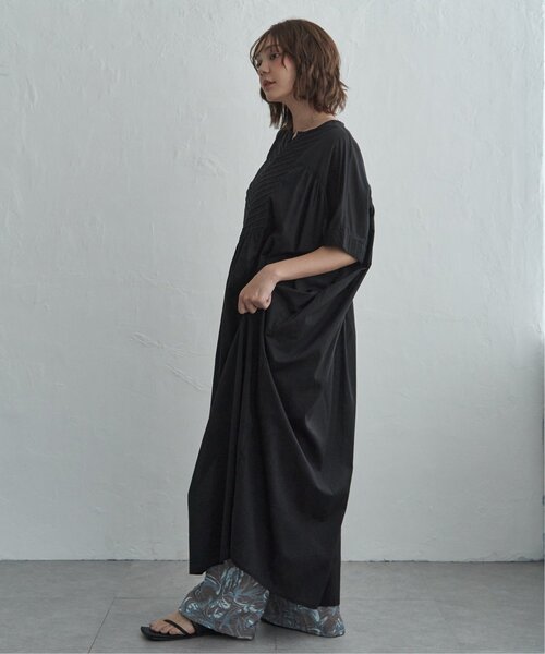 notch.（ノッチ）の「［高身長さんサイズ有］【notch. by KR 】フロント刺繍スキッパーワンピース（ワンピース・レディース・ネイビー/オフホワイト/ライトブルー/ブラック・TM/M）」の17枚目の写真