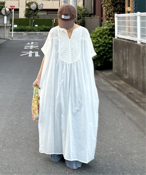 notch.（ノッチ）の「［高身長さんサイズ有］【notch. by KR 】フロント刺繍スキッパーワンピース（ワンピース・レディース・ネイビー/オフホワイト/ライトブルー/ブラック・TM/M）」の21枚目の写真