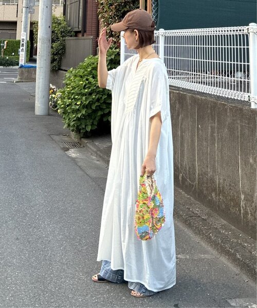 notch.（ノッチ）の「［高身長さんサイズ有］【notch. by KR 】フロント刺繍スキッパーワンピース（ワンピース・レディース・ネイビー/オフホワイト/ライトブルー/ブラック・TM/M）」の22枚目の写真