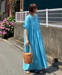 notch. | 【 notch. by KR 】フロント刺繍スキッパーOP(ワンピース)