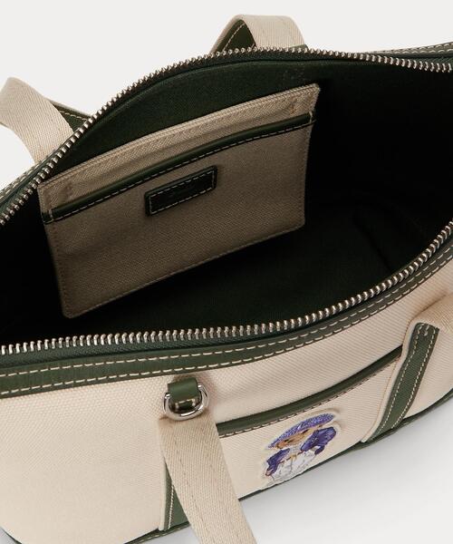 POLO RALPH LAUREN(ポロ ラルフ ローレン)の「Polo ベア キャンバス ミニ ショッパー トート(トートバッグ・レディース・ナチュラル・ONE)」の8枚目の写真