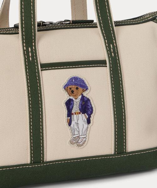 POLO RALPH LAUREN(ポロ ラルフ ローレン)の「Polo ベア キャンバス ミニ ショッパー トート(トートバッグ・レディース・ナチュラル・ONE)」の7枚目の写真