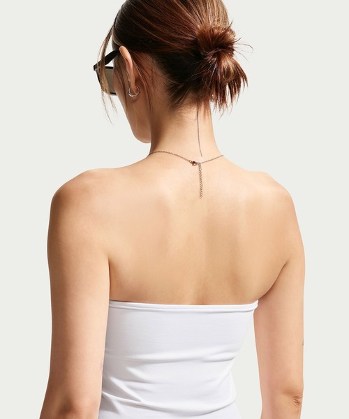 NIKE(ナイキ)の「NIKE AS W NK STREET GFX TUBE TOP / ナイキ ウィメンズ ストリート GFX チューブ トップ 【SP】(タンクトップ・レディース・ホワイト/ブラック・S/L/M)」の13枚目の写真