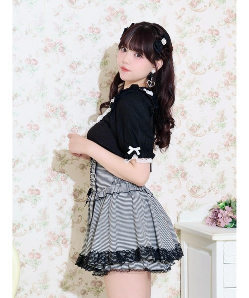 NOEMIE(ノエミー)の「ハートスピンドルチョーカーカットソー(Tシャツ/カットソー・レディース・ピンク/ブラック/サックスブルー・M)」の11枚目の写真