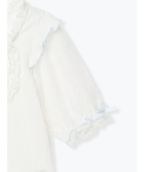 NOEMIE(ノエミー)の「ハートスピンドルチョーカーカットソー(Tシャツ/カットソー・レディース・ピンク/ブラック/サックスブルー・M)」の16枚目の写真